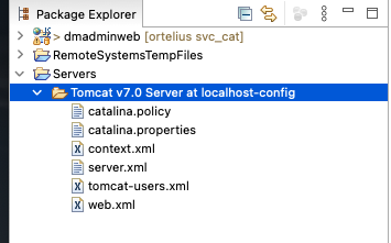 Eclipse Tomcat Server